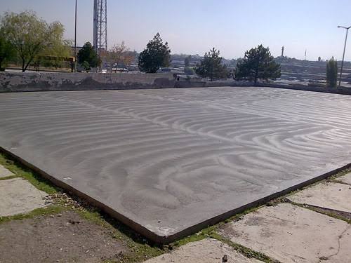Saha Beton Uygulaması